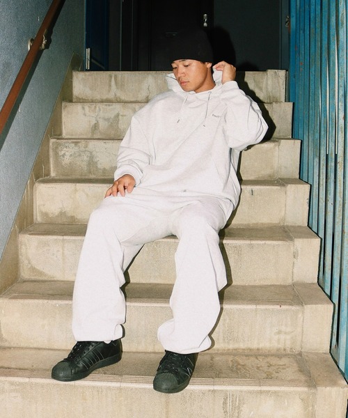 HUF（ハフ）の「HUF eightynine FLEECE HOODIE（パーカー・メンズ・アッシュグレー/ライトブルー/ブラック/オレンジ・L/M/XL/S/XXL）」の13枚目の写真