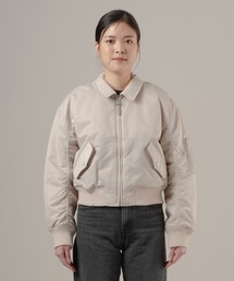 Levi's（リーバイス）の「Levi's/リーバイス ボウイ クロップド ボンバージャケット（MA-1）」