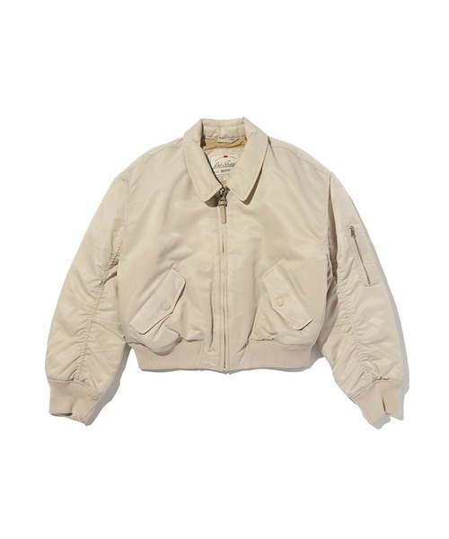Levi's(リーバイス)の「Levi's/リーバイス ボウイ クロップド ボンバージャケット(MA-1・レディース・グレー・XS/M/S)」の13枚目の写真