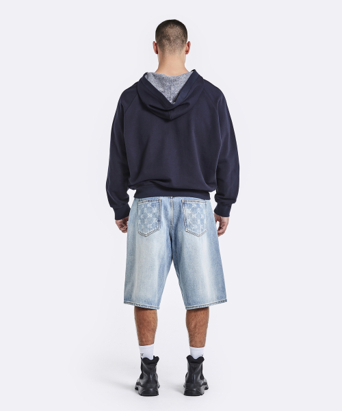 51%(フィフティーワンパーセント)の「V zone hoodie - Navy(パーカー・メンズ・その他・M/L)」の3枚目の写真