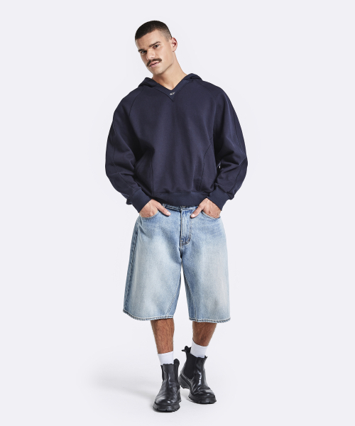 51%(フィフティーワンパーセント)の「V zone hoodie - Navy(パーカー・メンズ・その他・M/L)」の5枚目の写真