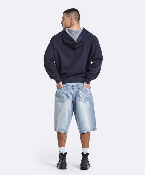 51%(フィフティーワンパーセント)の「V zone hoodie - Navy(パーカー・メンズ・その他・M/L)」の8枚目の写真