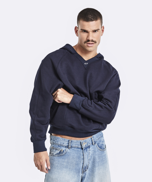51%(フィフティーワンパーセント)の「V zone hoodie - Navy(パーカー・メンズ・その他・M/L)」の9枚目の写真