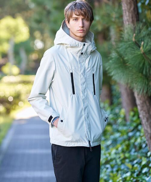 DRESSTERIOR（ドレステリア）の「【防水/透湿素材】ウォータープルーフ マウンテンパーカー（ブルゾン・メンズ・ブラック/ホワイト・90/92/91）」の8枚目の写真