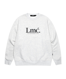 SERIF LOGO SWEATSHIRT light heather gray