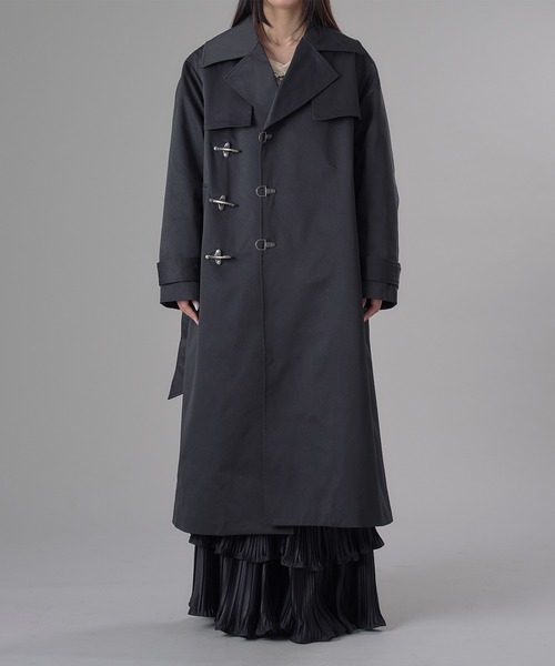 狐独(コドク)の「ファイヤーマンオーバートレンチコート(トレンチコート・メンズ・ブラック・SMALL/MEDIUM/LARGE)」の19枚目の写真