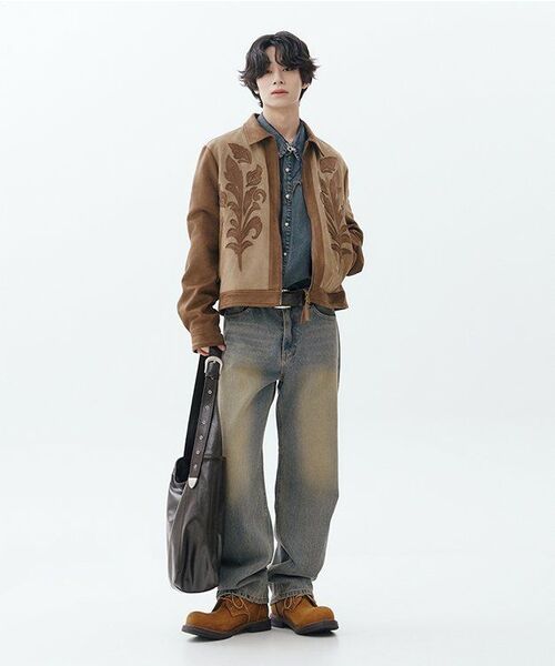 ANALOG MOOD(アナログムード)の「ヴィンテージウォッシングセミワイドデニムパンツ(中青)(デニムパンツ・レディース・その他・L/XL/M)」の5枚目の写真