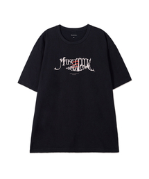 MAKEITTO（メイキット）の「[FISH LETTERING] CREW NECK TEE_BLACK（Tシャツ/カットソー）」