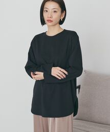 ラウンドクルーネックプルオーバー