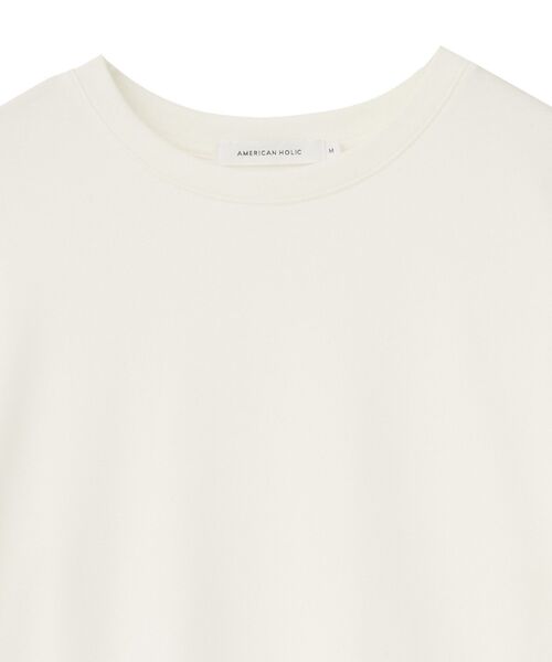 AMERICAN HOLIC(アメリカンホリック)の「ラウンドクルーネックプルオーバー(Tシャツ/カットソー・レディース・ブラック/オフホワイト・L)」の15枚目の写真