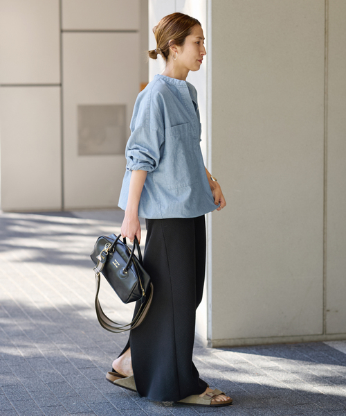 ≪WEB限定 / 追加≫ダンガリードロストシャツ（シャツ/ブラウス