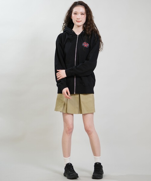エックスガール　パーカー X-girl（エックスガール） X-gir パーカー FACE BOX PATCH ZIP UP