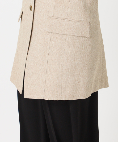 journal standard L'essage（ジャーナルスタンダードレサージュ）の「リノオックス ノーカラーベスト（その他アウター・レディース・アイボリー/ブラック・FREE）」の19枚目の写真