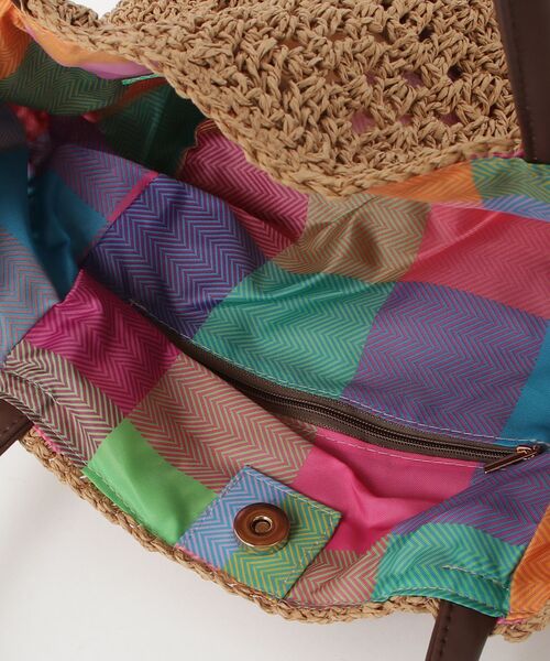 AVOCA(アヴォカ)の「【AVOCA/アヴォカ】Paper Tote Bag/ペーパートートバッグ(トートバッグ・レディース・グレー/ナチュラル/ブラウン・FREE)」の5枚目の写真