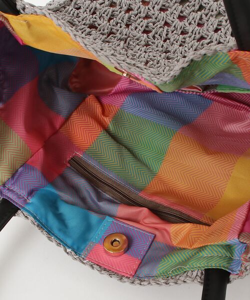 AVOCA(アヴォカ)の「【AVOCA/アヴォカ】Paper Tote Bag/ペーパートートバッグ(トートバッグ・レディース・グレー/ナチュラル/ブラウン・FREE)」の6枚目の写真