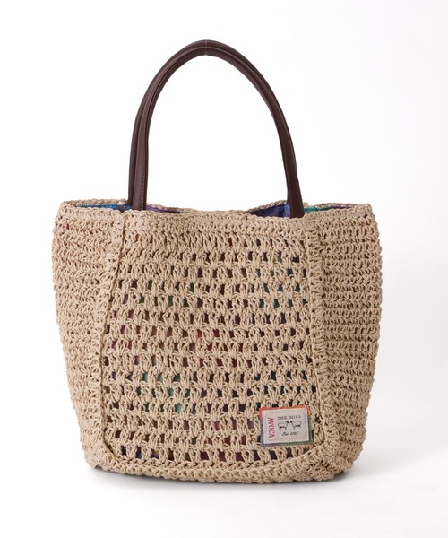 AVOCA(アヴォカ)の「【AVOCA/アヴォカ】Paper Tote Bag/ペーパートートバッグ(トートバッグ・レディース・グレー/ナチュラル/ブラウン・FREE)」の12枚目の写真