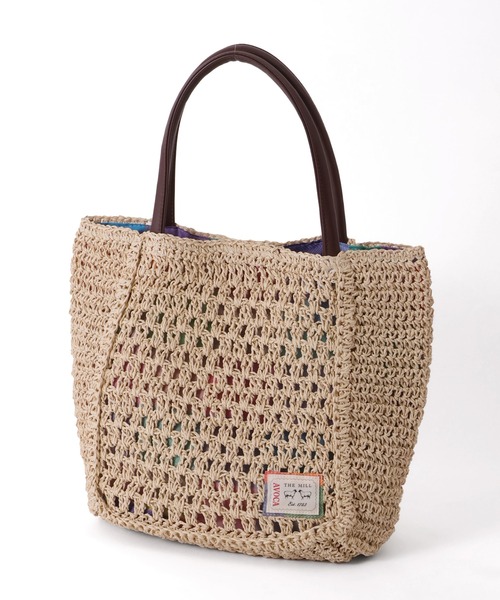 AVOCA(アヴォカ)の「【AVOCA/アヴォカ】Paper Tote Bag/ペーパートートバッグ(トートバッグ・レディース・グレー/ナチュラル/ブラウン・FREE)」の13枚目の写真