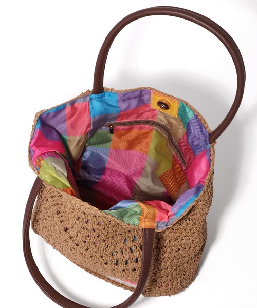 AVOCA(アヴォカ)の「【AVOCA/アヴォカ】Paper Tote Bag/ペーパートートバッグ(トートバッグ・レディース・グレー/ナチュラル/ブラウン・FREE)」の11枚目の写真