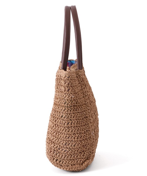 AVOCA(アヴォカ)の「【AVOCA/アヴォカ】Paper Tote Bag/ペーパートートバッグ(トートバッグ・レディース・グレー/ナチュラル/ブラウン・FREE)」の9枚目の写真