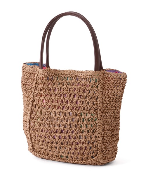 AVOCA(アヴォカ)の「【AVOCA/アヴォカ】Paper Tote Bag/ペーパートートバッグ(トートバッグ・レディース・グレー/ナチュラル/ブラウン・FREE)」の8枚目の写真