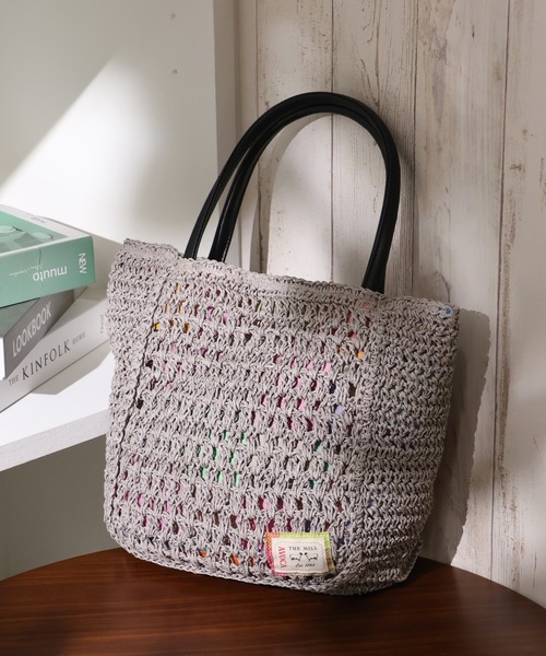 AVOCA(アヴォカ)の「【AVOCA/アヴォカ】Paper Tote Bag/ペーパートートバッグ(トートバッグ・レディース・グレー/ナチュラル/ブラウン・FREE)」の21枚目の写真