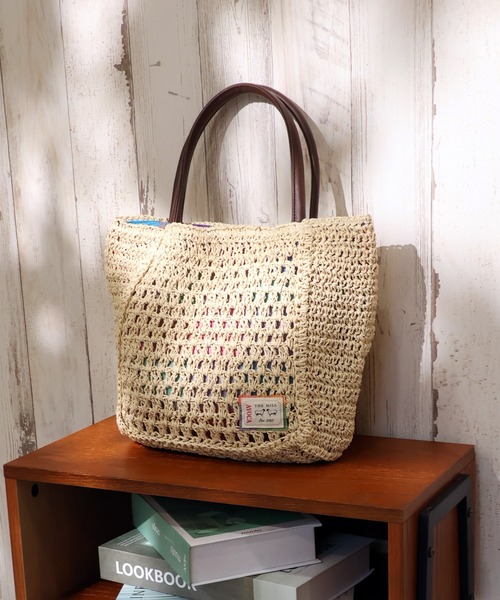 AVOCA(アヴォカ)の「【AVOCA/アヴォカ】Paper Tote Bag/ペーパートートバッグ(トートバッグ・レディース・グレー/ナチュラル/ブラウン・FREE)」の20枚目の写真