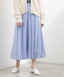 grove | 動くたびに表情が生まれる 軽やかストライププリーツスカート(スカート)