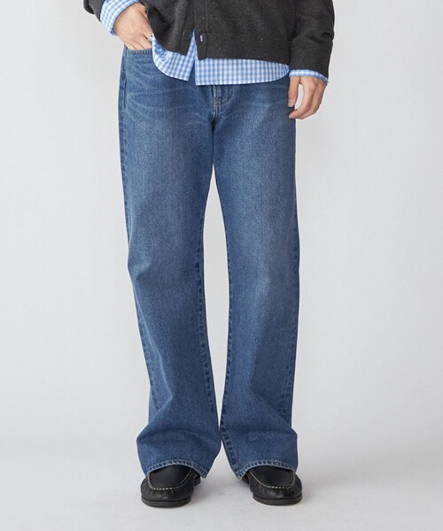 City Ambient Products(シティアンビエントプロダクツ)の「City Ambient Products: ブーツカット フレア デニム(デニムパンツ・メンズ・ブラック/ロイヤルブルー・SMALL/MEDIUM/LARGE)」の1枚目の写真