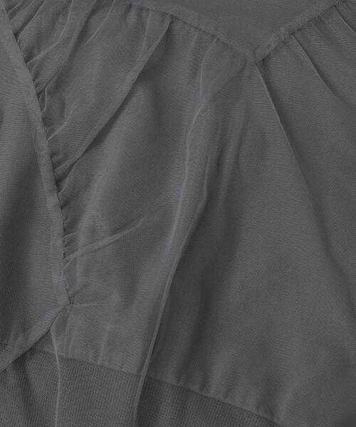 CONVERSE TOKYO（コンバーストウキョウ）の「STAR★ TULLE LAYERED SWEAT（スウェット・レディース・オフホワイト/グレー/ブルー・FREE）」の22枚目の写真