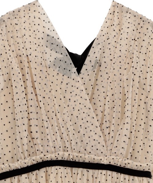 CLANE/クラネ/DOT SHEER CACHECOEUR ONEPIECE（ワンピース）｜CLANE