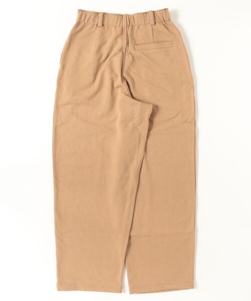 ROSE BUD(ローズバッド)の「TUCKED WIDE-LEG SWEATPANTS(スウェットパンツ・レディース・ベージュ/ブラック/ピンク・S/M)」の8枚目の写真