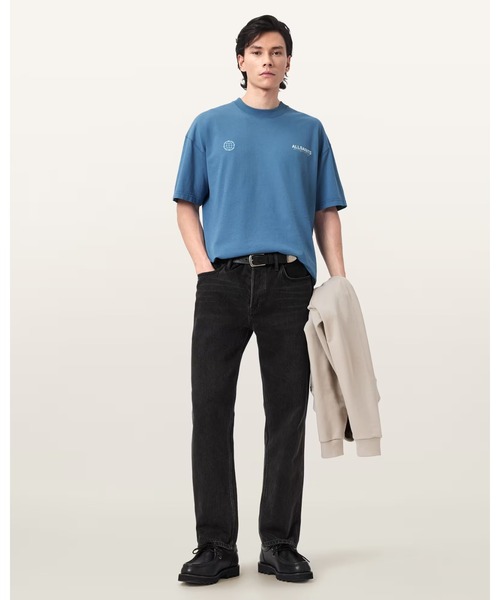 ALLSAINTS（オールセインツ）の「EMBLEM SS CREW | EMBLEM 半袖 クルー（Tシャツ/カットソー・メンズ・ブルー系その他・XS/S/M/L/XL）」の8枚目の写真