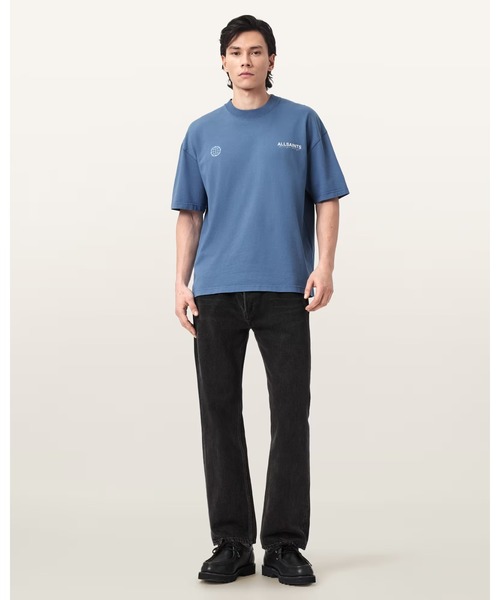 ALLSAINTS（オールセインツ）の「EMBLEM SS CREW | EMBLEM 半袖 クルー（Tシャツ/カットソー・メンズ・ブルー系その他・XS/S/M/L/XL）」の5枚目の写真