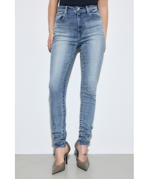 AZUL by moussy(アズールバイマウジー)の「【身長/骨格別着用画像あり】【WEB限定】AZUL DENIM ジャストウエストスキニーデニム ストレッチ 履き心地抜群 足長 美脚 細見え(デニムパンツ・レディース・ブルー/ブラック/ライトブルー・X-SMALL/SMALL/MEDIUM/LARGE)」の19枚目の写真