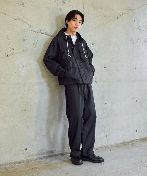 GLOBAL WORK（グローバルワーク）の「クリーンデニム/マウンテンパーカー/632382（マウンテンパーカー・メンズ・ネイビー系9/ブルー・LARGE/MEDIUM/SMALL/X-LARGE）」の6枚目の写真