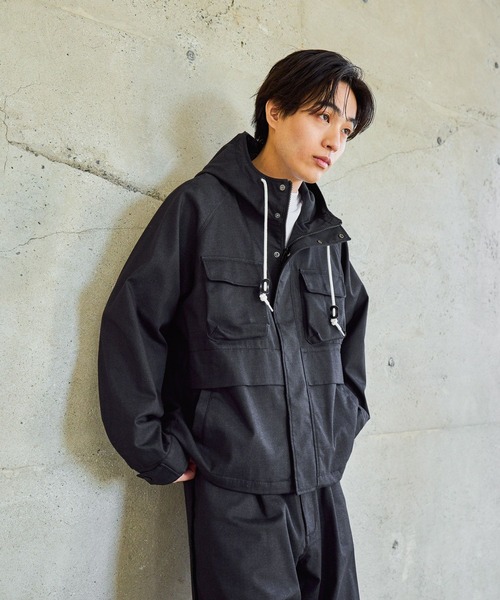 GLOBAL WORK（グローバルワーク）の「クリーンデニム/マウンテンパーカー/632382（マウンテンパーカー・メンズ・ネイビー系9/ブルー・LARGE/MEDIUM/SMALL/X-LARGE）」の10枚目の写真