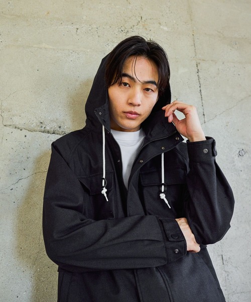 GLOBAL WORK（グローバルワーク）の「クリーンデニム/マウンテンパーカー/632382（マウンテンパーカー・メンズ・ネイビー系9/ブルー・LARGE/MEDIUM/SMALL/X-LARGE）」の13枚目の写真