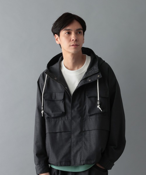 【And Aマウンテンパーカー】新品:9000円 日常を快適にするオールウェザー対応。軽くて動きやすい「撥水