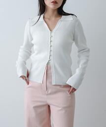 SENSE OF PLACE by URBAN RESEARCH | 『一部WEB限定カラー』『洗濯可』メタルボタンエリツキコンパクトカーディガン(カーディガン/ボレロ)