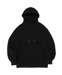 [ノン起毛/起毛] ESSENTIALS プラン プルオーバーパーカー (ブラック)