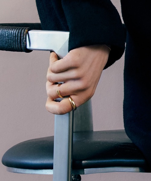 TEN.（テン）の「【新作】18KGP ポルカリング (CZ) GD ギフト プレゼント（リング・レディース・ゴールド・#7/#9/#11/#13/#15）」の8枚目の写真