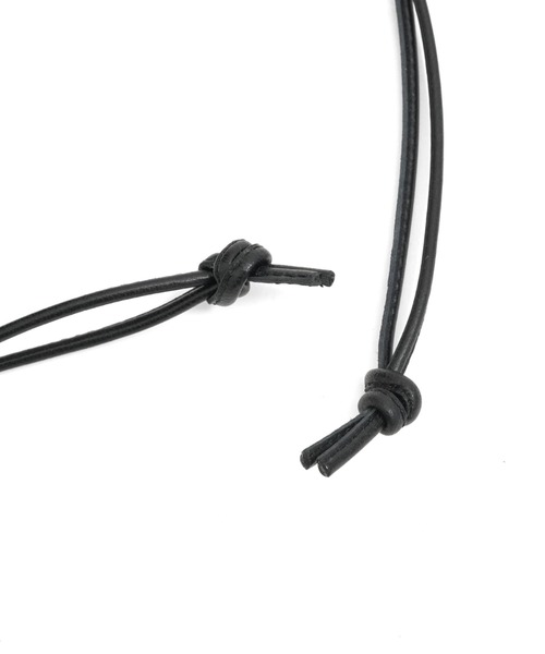 STANDARD SUPPLY(スタンダードサプライ)の「アーツアンドクラフツ / HORSE LEATHER ホースレザー / DRAW STRINGS POUCH S ドローストリングポーチS(ハンドバッグ・レディース・チョコ/ブラック/タン・FREE)」の7枚目の写真