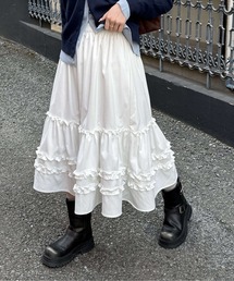 tiptop | フリルミドル丈スカート(スカート)