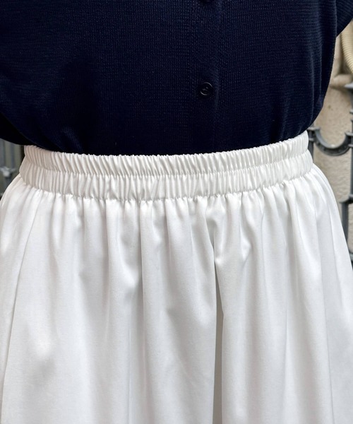 tiptop（ティップトップ）の「フリルミドル丈スカート（スカート・レディース・ブラック/オフホワイト・FREE）」の17枚目の写真