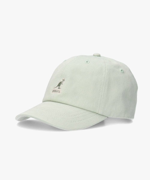 KANGOL(カンゴール)の「KANGOL KIDS NEW WASHED BASEBALL CAP / カンゴール(キャップ・キッズ・ブラック/ホワイト/ミント・kids-L/kids-M)」の3枚目の写真