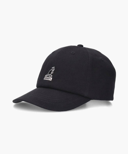 KANGOL(カンゴール)の「KANGOL KIDS NEW WASHED BASEBALL CAP / カンゴール(キャップ・キッズ・ブラック/ホワイト/ミント・kids-L/kids-M)」の2枚目の写真