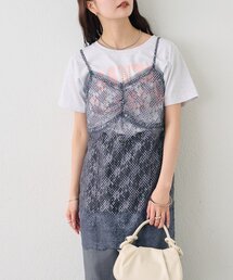 mystic | ドットレースキャミチュニック(チュニック)