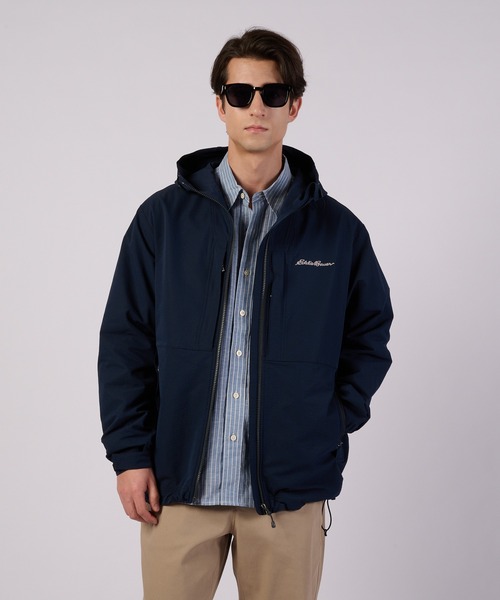 Eddie Bauer（エディーバウアー）の「ソーラーホイル サッカー フーディ（マウンテンパーカー・メンズ・グリーン/ブラック/ネイビー・XXL/XL/L/M/S）」の3枚目の写真