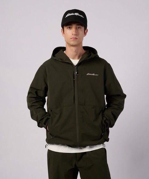 Eddie Bauer（エディーバウアー）の「ソーラーホイル サッカー フーディ（マウンテンパーカー・メンズ・グリーン/ブラック/ネイビー・XXL/XL/L/M/S）」の2枚目の写真