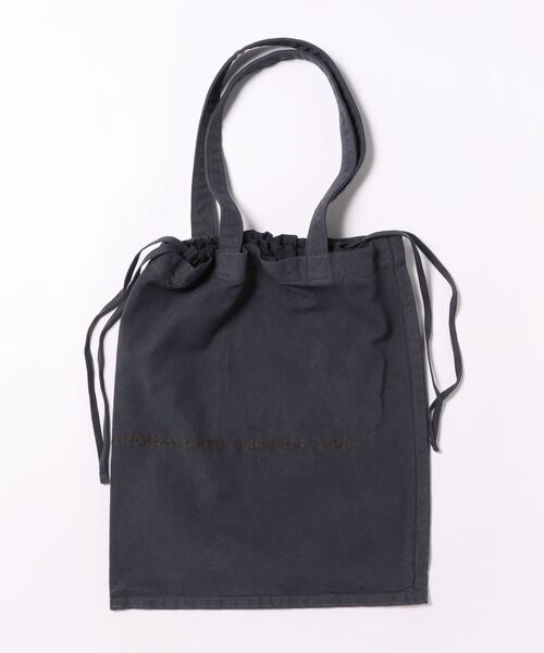 beautiful people（ビューティフルピープル）の「beautiful people brushed logogathering bag（トートバッグ・レディース・ネイビー/グレー/オフホワイト/オレンジ・FREE）」の5枚目の写真